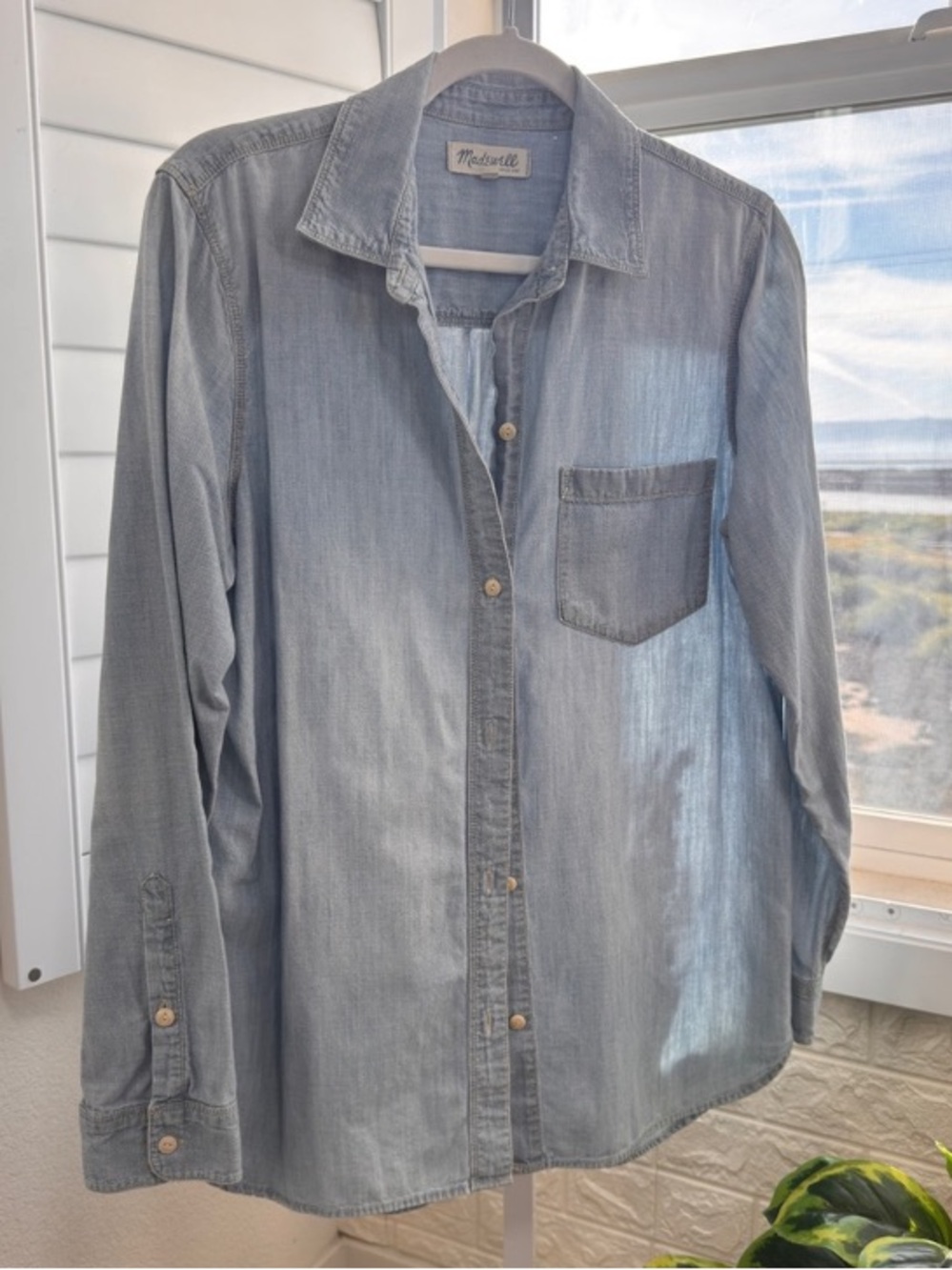Madewell Light Blue Button Down Shirt